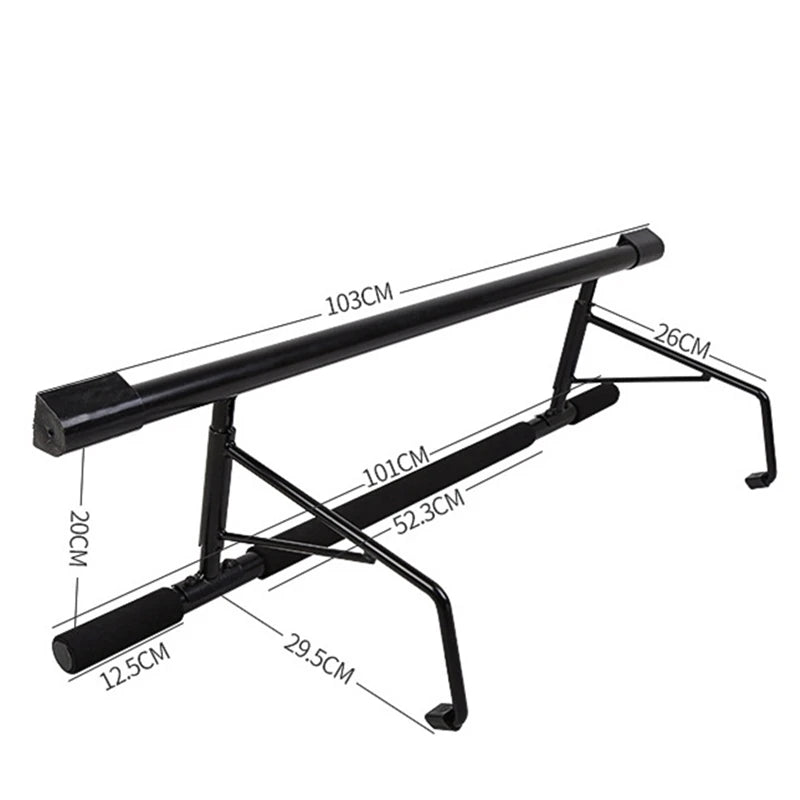 Horizontal Bar for Home Gym, Chin-up Equipment, Indoor Body Workout Bar, Portable Fitness Pull Up Device for Door