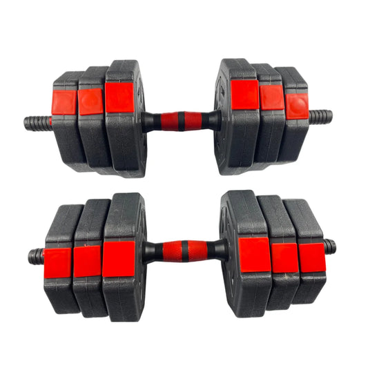 Multi-shape 2 in 1 Barbell Dumbbells Exercise 10kg Environmental Protection Cement Material Dumbbells