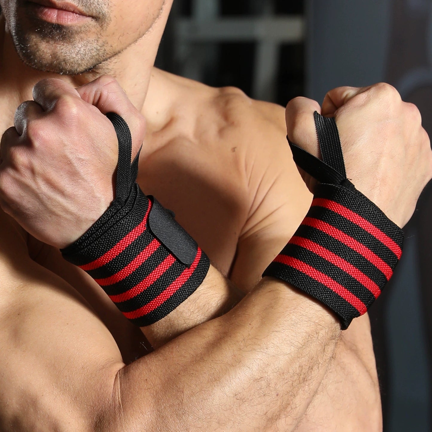 Bench Press Exercise Strength Training Strain Strap Wrist Guard