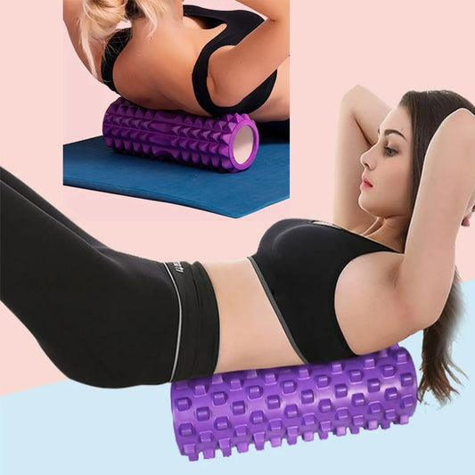 Foam Massage Roller Yoga Column Gym Fitness Pilates Foam Roller Exercise Back Massage Roller Yoga Brick Home Fitness Equipment