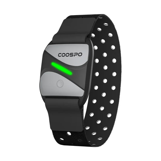 COOSPO HW807 Heart Rate Monitor Armband Optical Outdoor Fitness Sensor Bluetooth 5.0 ANT+ IP67 for Running Cycling with Wahoo