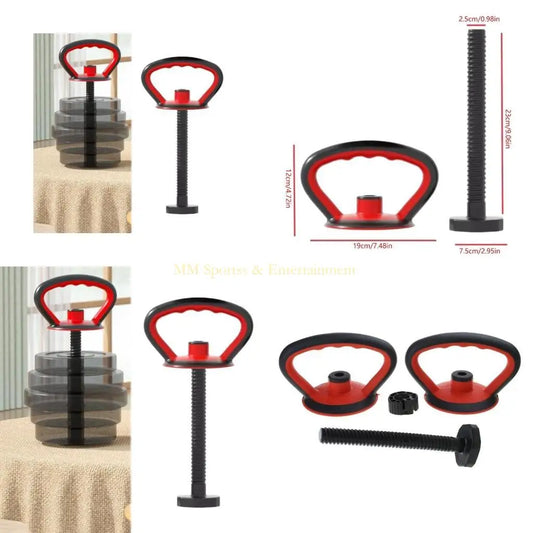 31BE Adjustable Kettlebells Handle Dumbbells Converter Workout Kettle Bells Grip