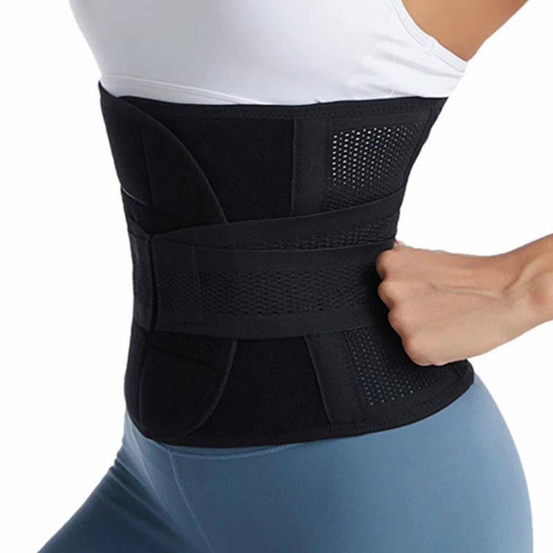 Waist Trainer Body Shaper Back Support Belt for Women and Men Slimming Tummy Control Strap Double Compression Corset