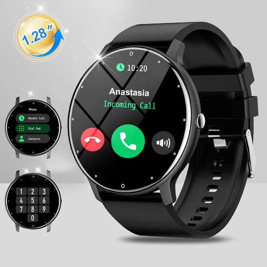 LIGE 2024 New Men Smart Watch Real-time Activity Tracker Heart Rate Monitor Sports Women Smart Watch Men Clock For Android IOS