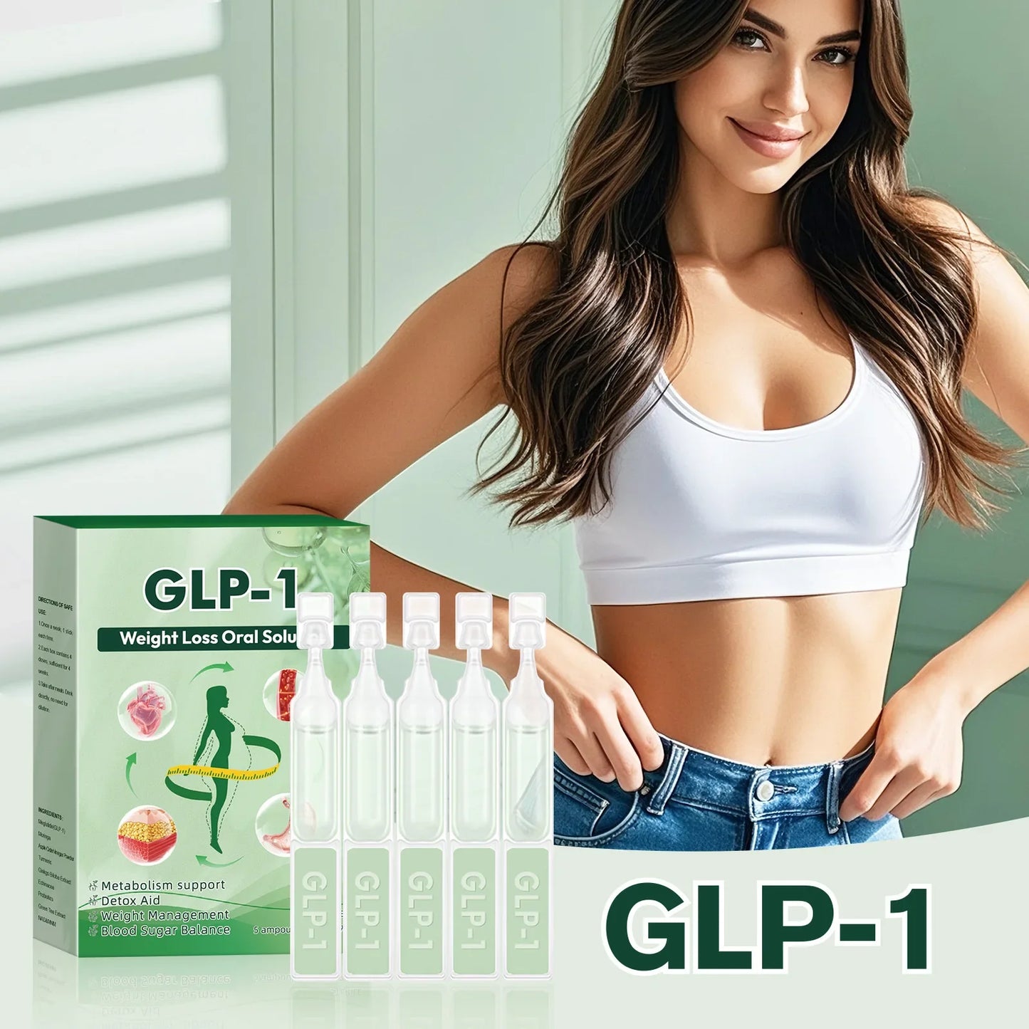 3/2/1Box GLP-1 Natural Supplement Drops,For Women Men Natural Advanced Body Care Liquids Drops Body Care Supplies
