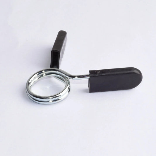 2.5cm 2pcs Barbell Clamp Spring Collar Clips Gym Weight Dumbbell Lock Standard Lifting Kit Barbell Lock Exercise Fitness