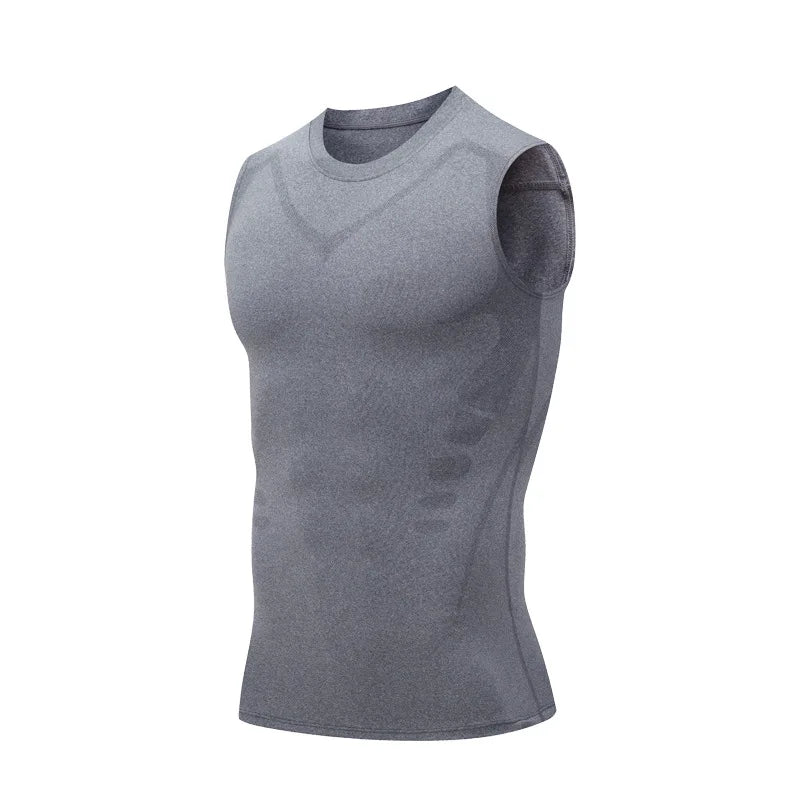 3D Printing Gym Clothes Men's Sleeveless Tights Running Basketball Training Clothes Tops Gym Vest Style Quick-dry Breathable Top