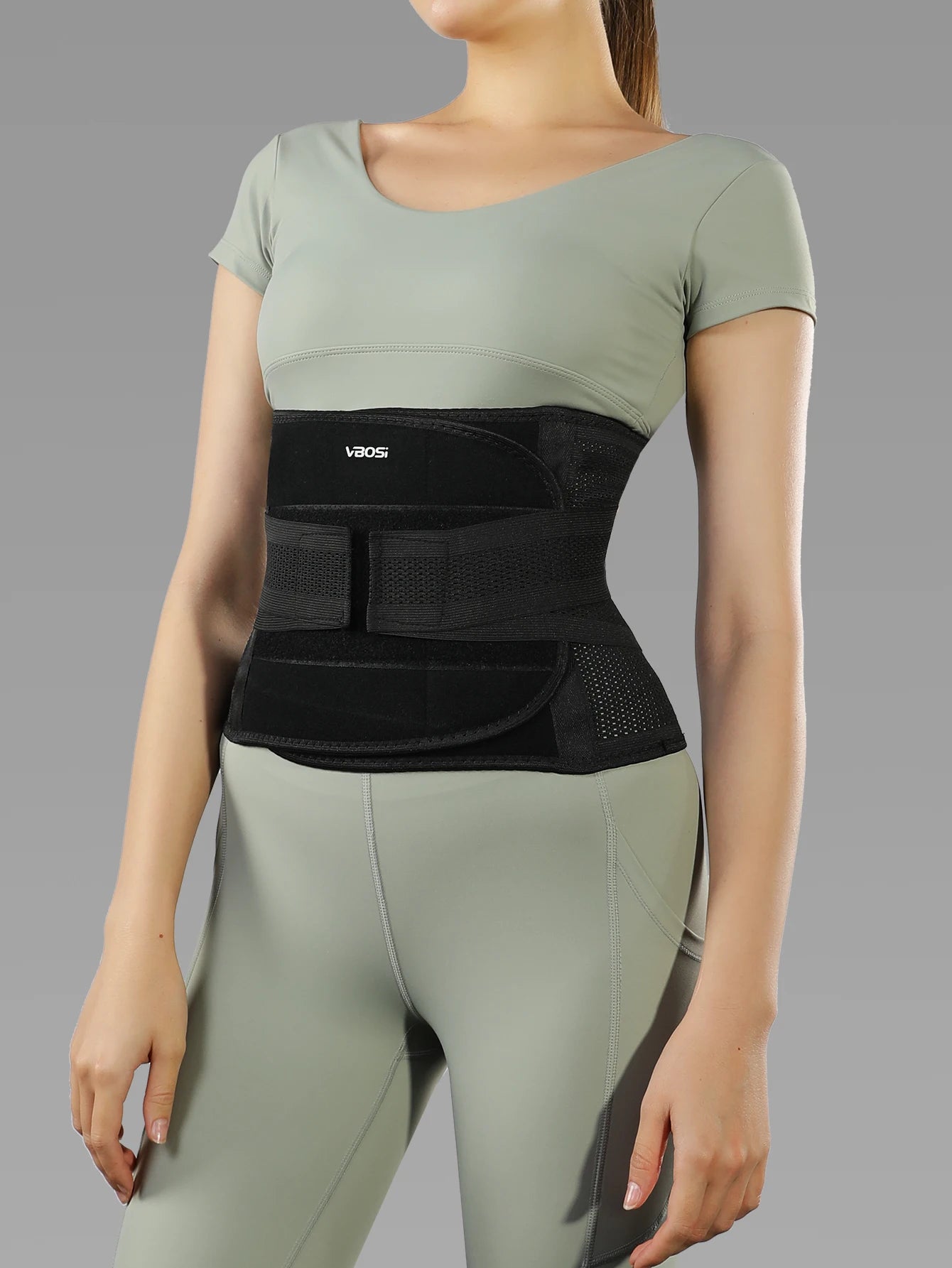 1 Piece Adjustable Unisex Lower Back Support Waist Trainer Tummy Band for Weightlifting Cycling