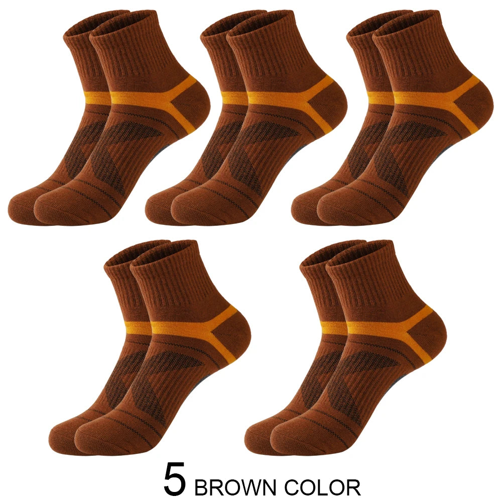 High Quality 5 Pairs Lot Men Cotton Socks Black Sports Socks Casual Run Summer Socks Men Breathable Male Sock Sokken Size38-45