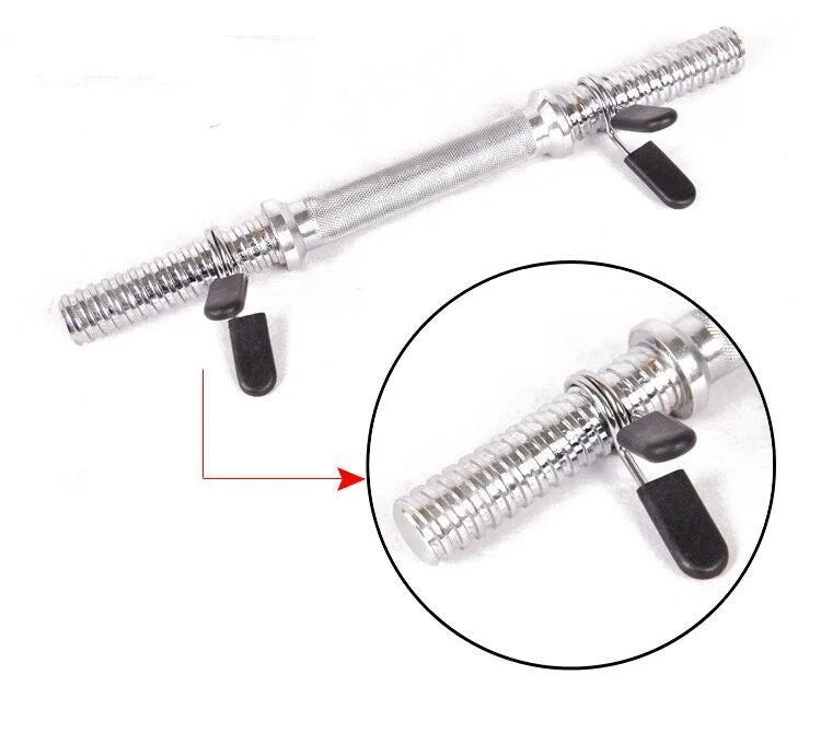 2.5cm 2pcs Barbell Clamp Spring Collar Clips Gym Weight Dumbbell Lock Standard Lifting Kit Barbell Lock Exercise Fitness