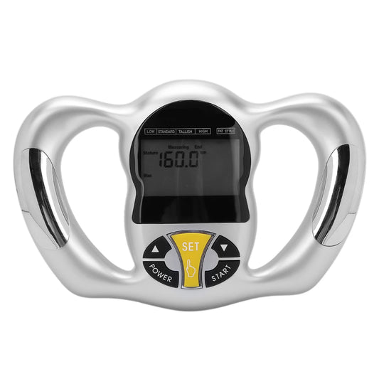 Handheld Body Fat Measuring Instrument ABS BMI Meter Fat Analyzer Monitor Measure Device