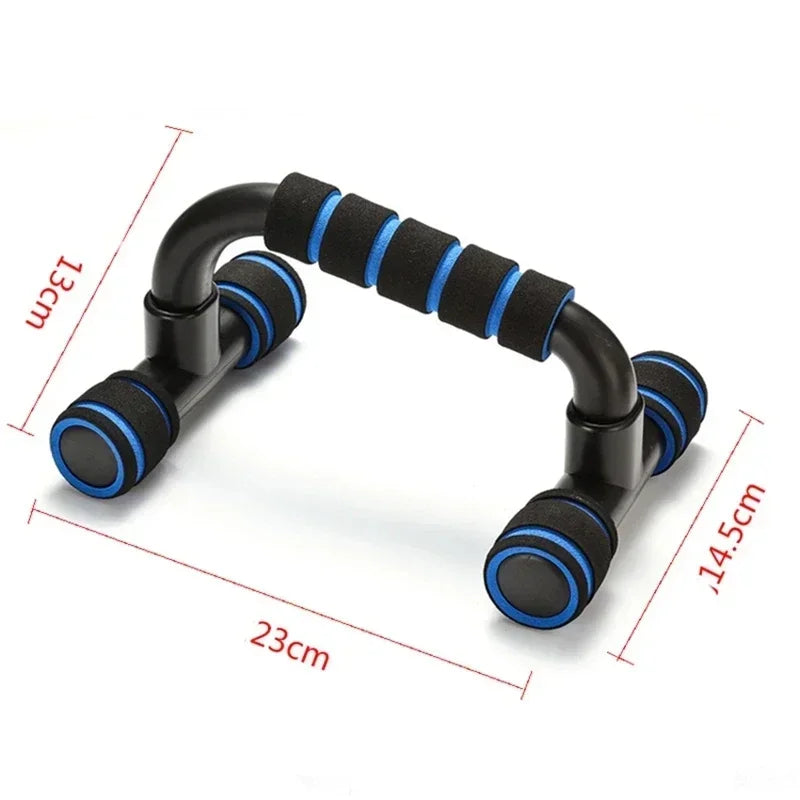 New U-shaped push-up stands for family fitness muscle training and fitness equipment (1 pair) - sponge handle fitness tool