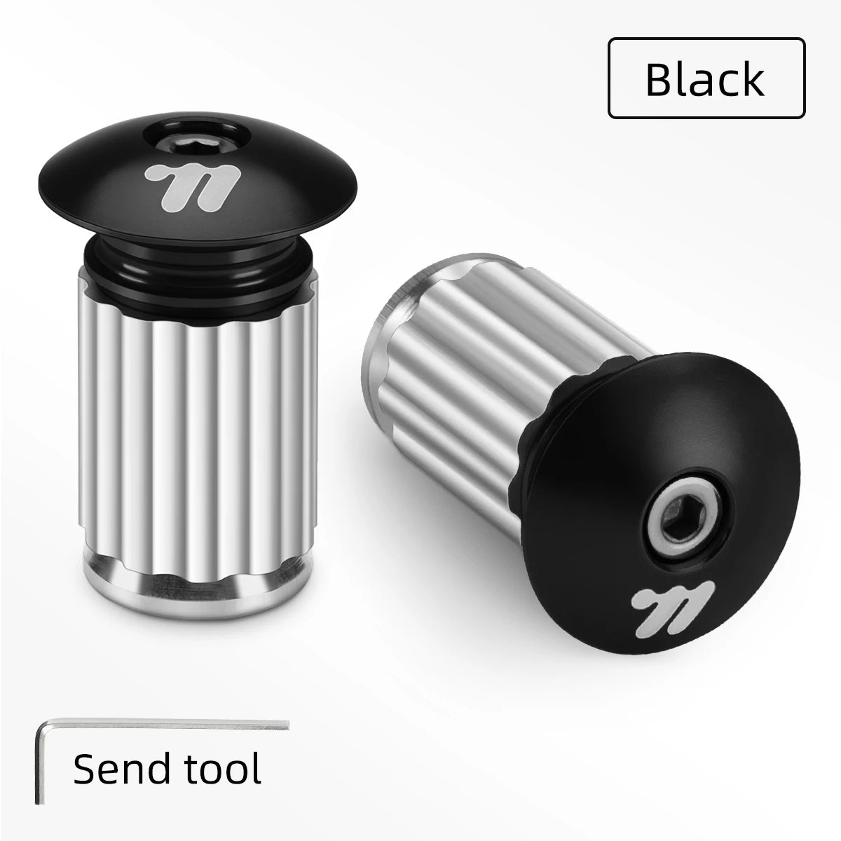 WEST BIKING Bicycle Handlebar End Plugs Aluminum Alloy For MTB Mountain Bike Road Cycling Handle Bar Grips Cap Multi-color Cover