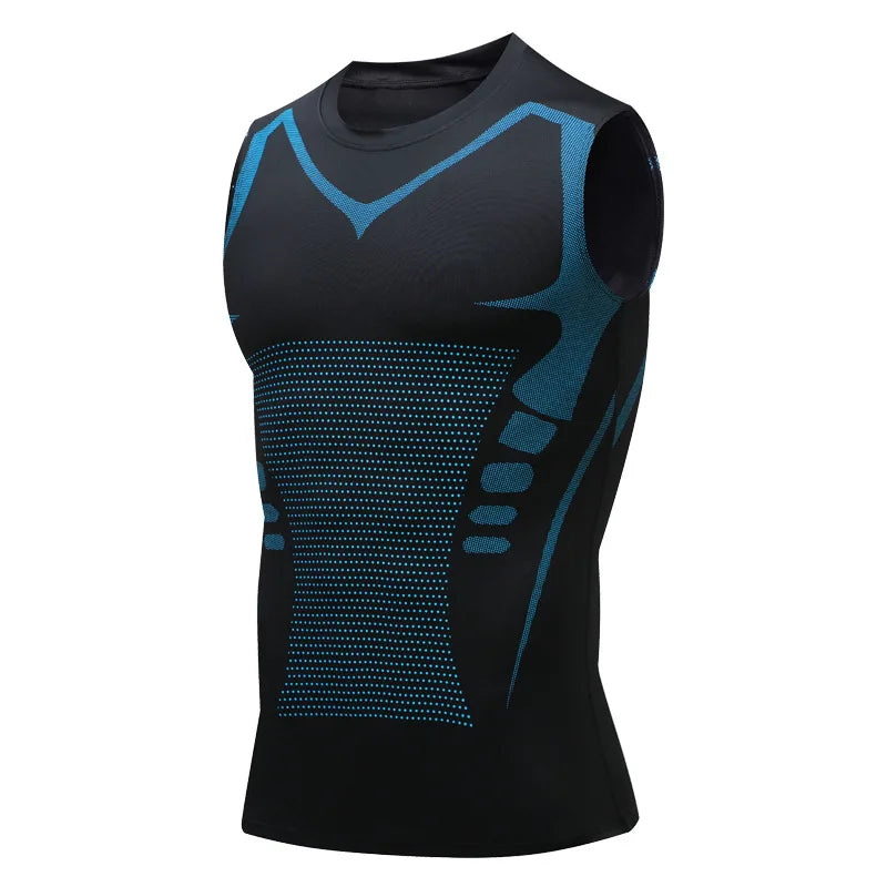 3D Printing Gym Clothes Men's Sleeveless Tights Running Basketball Training Clothes Tops Gym Vest Style Quick-dry Breathable Top