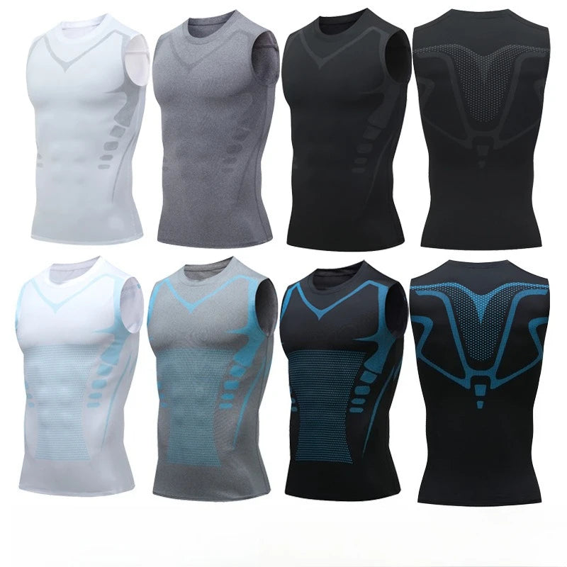 3D Printing Gym Clothes Men's Sleeveless Tights Running Basketball Training Clothes Tops Gym Vest Style Quick-dry Breathable Top