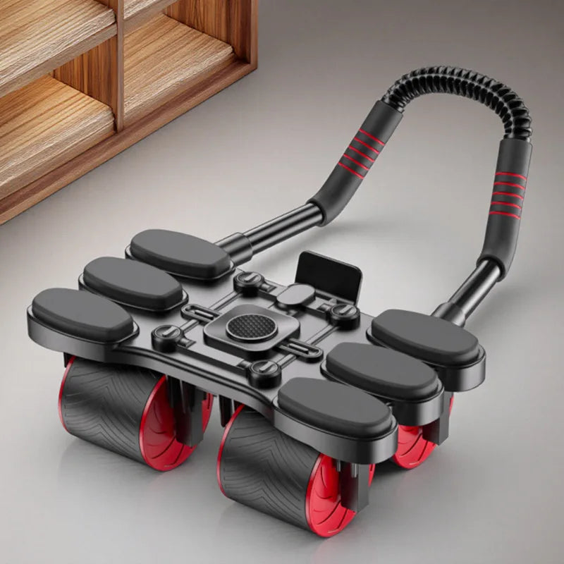 2025 model upgraded silent abdominal exercise wheel, with automatic rebound function, waist and abdominal muscle training equipm