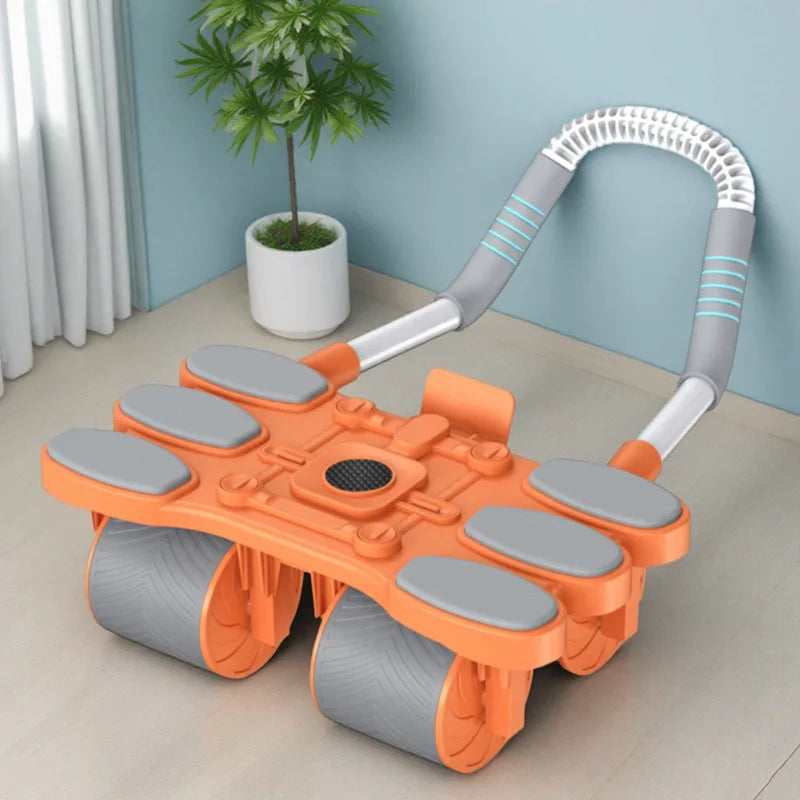 2025 model upgraded silent abdominal exercise wheel, with automatic rebound function, waist and abdominal muscle training equipm