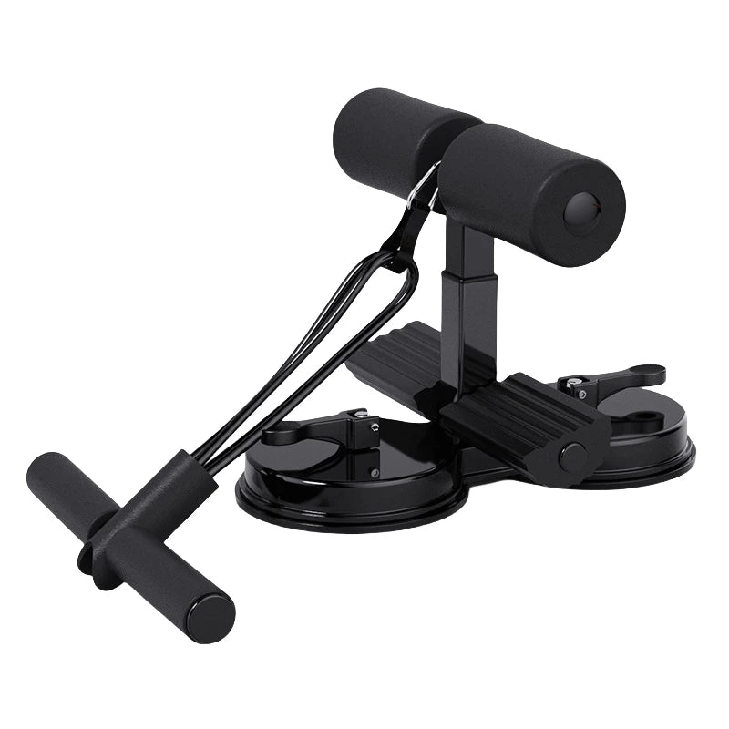 Abdominal Sit Up Equipment with Suction Cup Ankle Support Adjustable Exercise Fitness Indoor Core Workout Physical Training