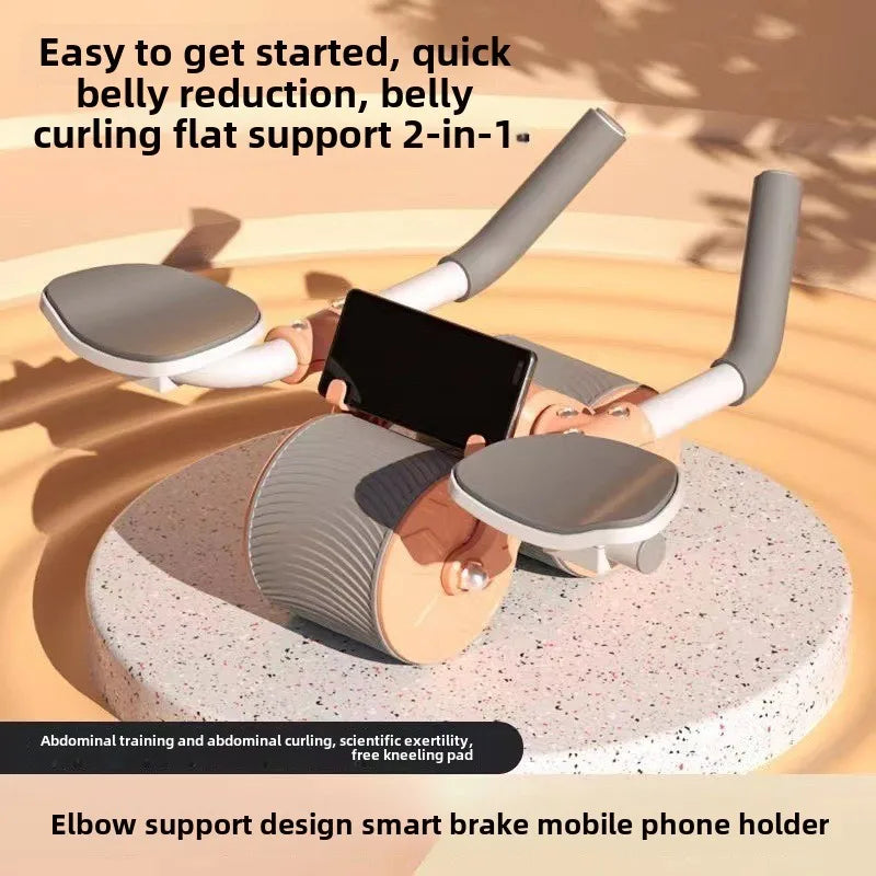 Multi-Function Ab Roller Wheel - Home Fitness Equipment for Core, Plank & Ab Workouts! #FitnessGear #HomeGymEssentials