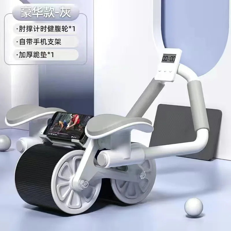 Multi-Function Ab Roller Wheel - Home Fitness Equipment for Core, Plank & Ab Workouts! #FitnessGear #HomeGymEssentials