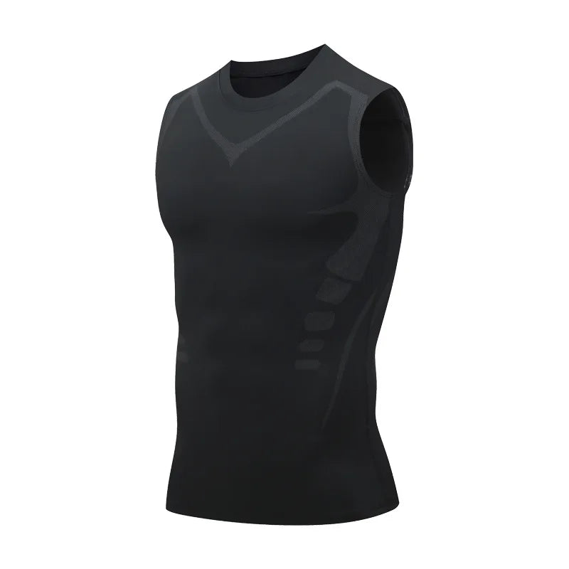 3D Printing Gym Clothes Men's Sleeveless Tights Running Basketball Training Clothes Tops Gym Vest Style Quick-dry Breathable Top