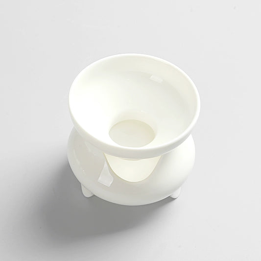 Dehua White Porcelain Kung Fu Tea Set Tea Strainer Ceramic Fine Mesh Tea Filter Tea Filter Screen Tea Strainer